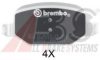 A.B.S. 37184S Brake Pad Set, disc brake